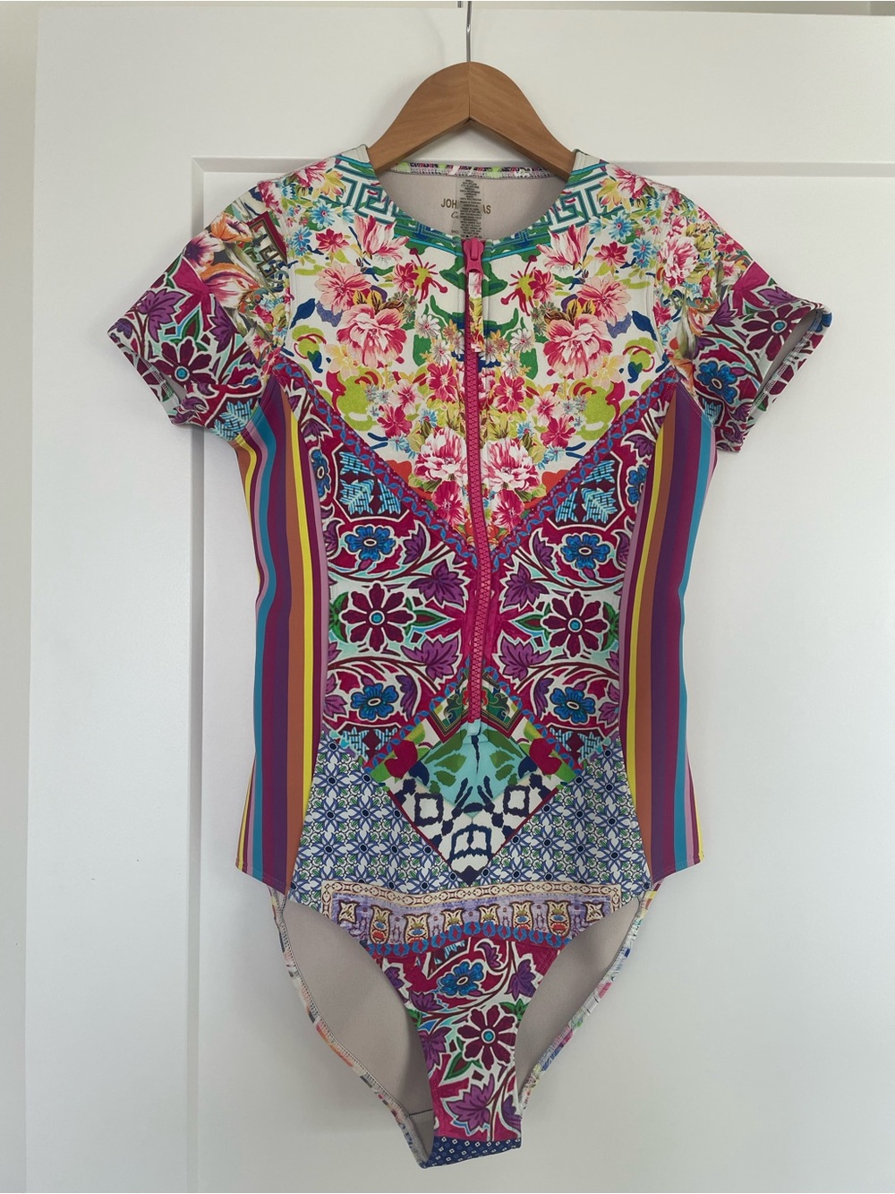 NWOT Johnny Was Neoprene Locita Surf Scuba One Swimsuit